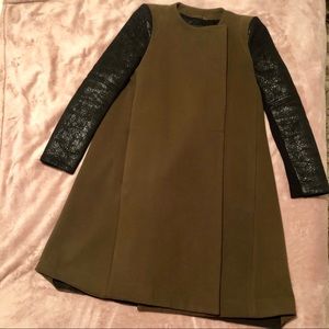 BCBG MAX AZRIA Genova Coat Military Green